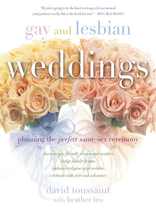 Title details for Gay and Lesbian Weddings by David Toussaint - Available